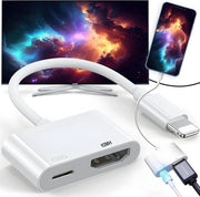 Adattatore HDMI per Telefono Full HD 1080p Senza Software Digitale AV Adattatore Collegamento HDMI Cavo Schermo a TV Monitor HDTV per Dispositivi Apple Samsung