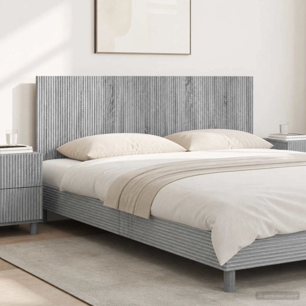 Testiera da Muro ARNHEM Sonoma grigio Legno ingegnerizzato 896731