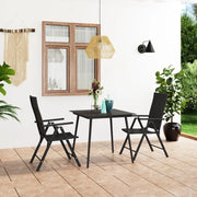 Set da Pranzo da Giardino 3 pz Nero  cod mxl 43904