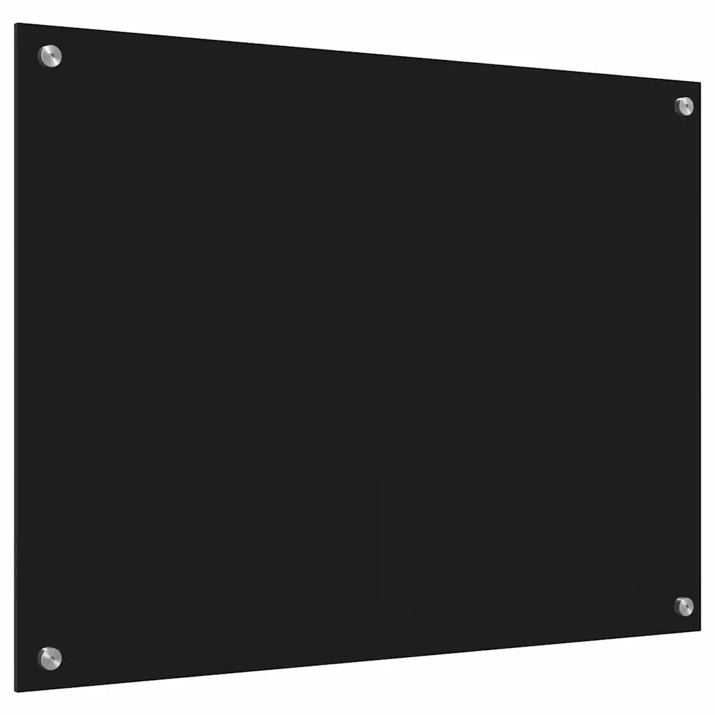 Schienale da cucina Nero 80 x 60 cm vetro temperato CFW9248888