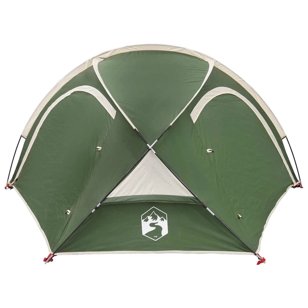 Tenda da trekking con telo impermeabile 2 persona Verde 42042214
