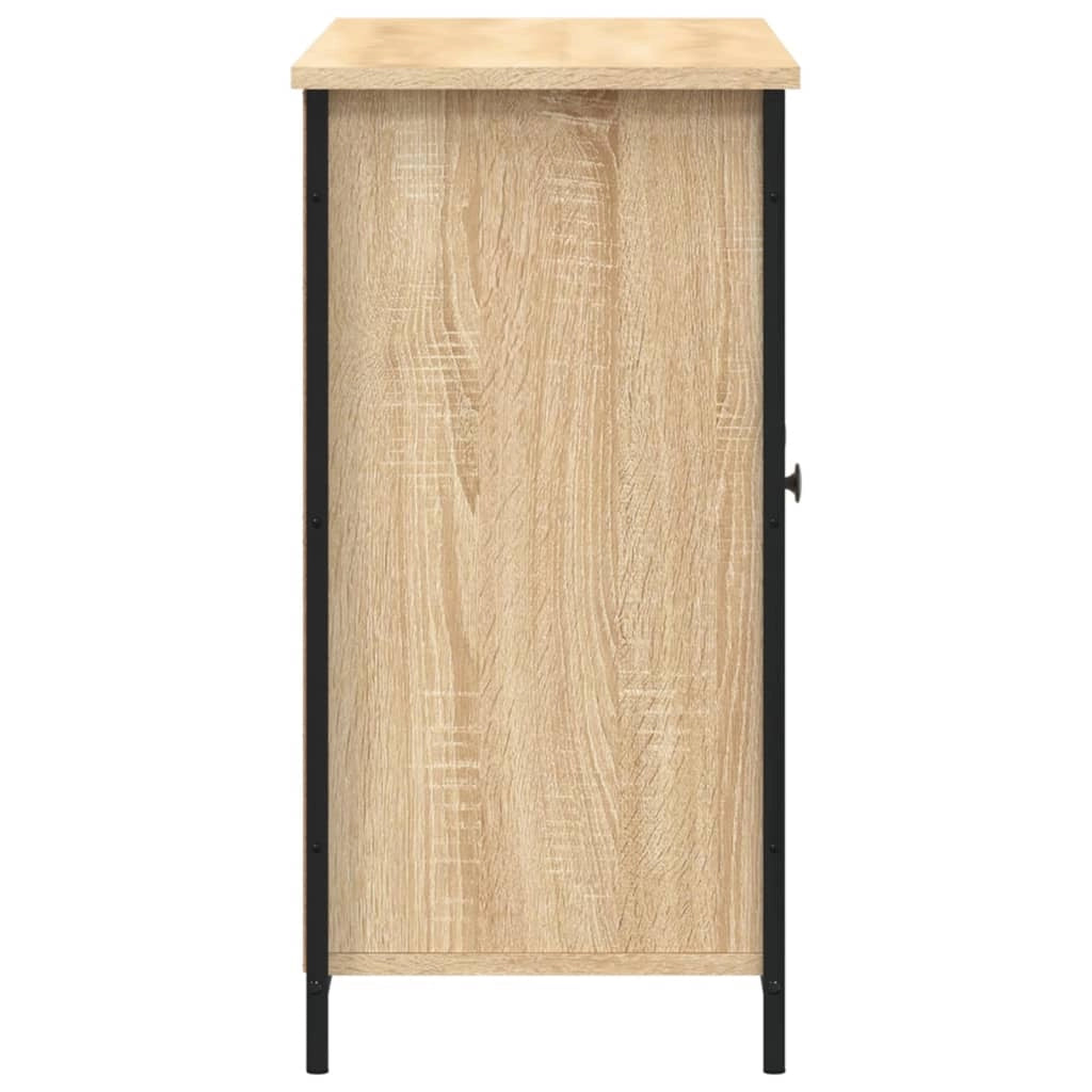 Buffet credenza cassettiera armadio mobile contenitore organizer cucina soggiorno rovere Sonoma 100 x 35 x 70 cm legno ingegnerizzato marrone 02_0031458