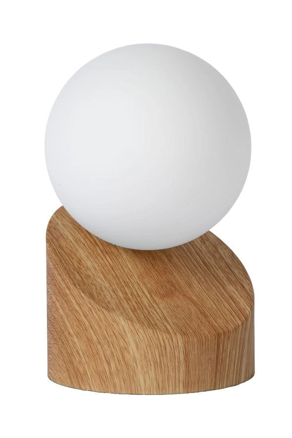 Lampada da tavolo Lucide LEN bronzo/bianco G9 5W 45561/01/72
