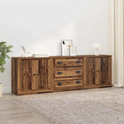 Sideboards con cassetto 3 pcs Legno antico 210 x 35,5 x 67,5 cm 3402647