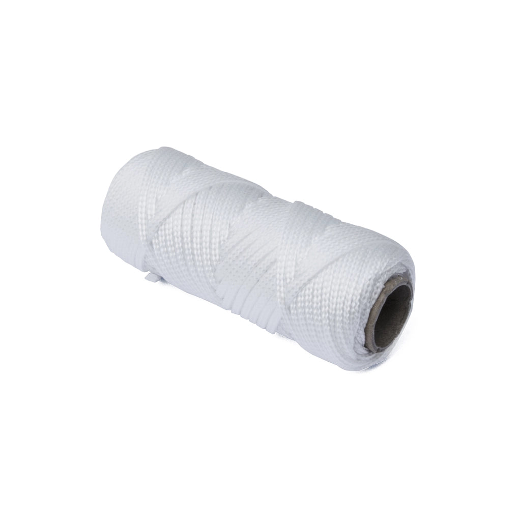 Treccia per riloga in polipropilene Ã˜ 2,5 mm. bianca 20 mt.