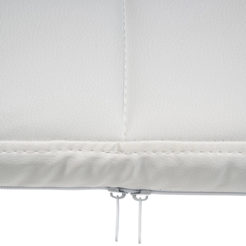 Sedia Visitatore Canada B in Similpelle bianco