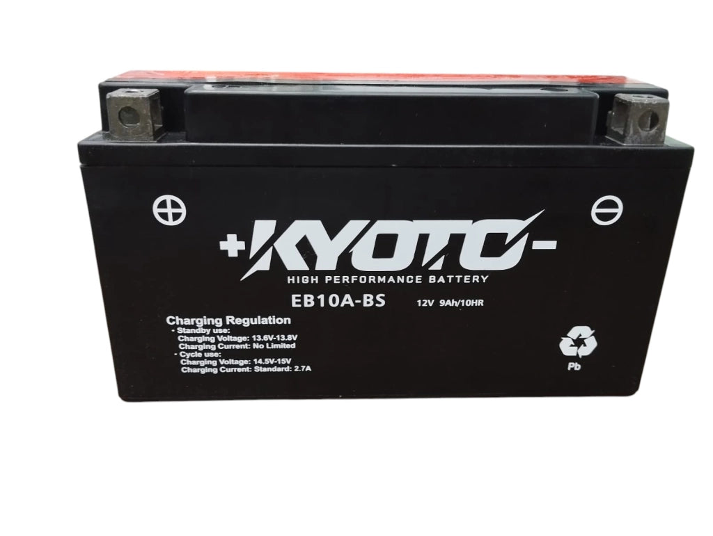 Batteria moto kyoto YB10A-BS 12V 9AH 194x59x112 mm