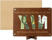Regalo di compleanno in legno - Carta di compleanno creativa - Regalo divertente di compleanno - Confezione di regalo in denaro - Regali per uomini - Amici e familiari.