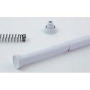 TUBO REGGITENDA ESTENSIBILE X DOCCIA  ALLUMINIO BIANCO MM 25 CM 125/215