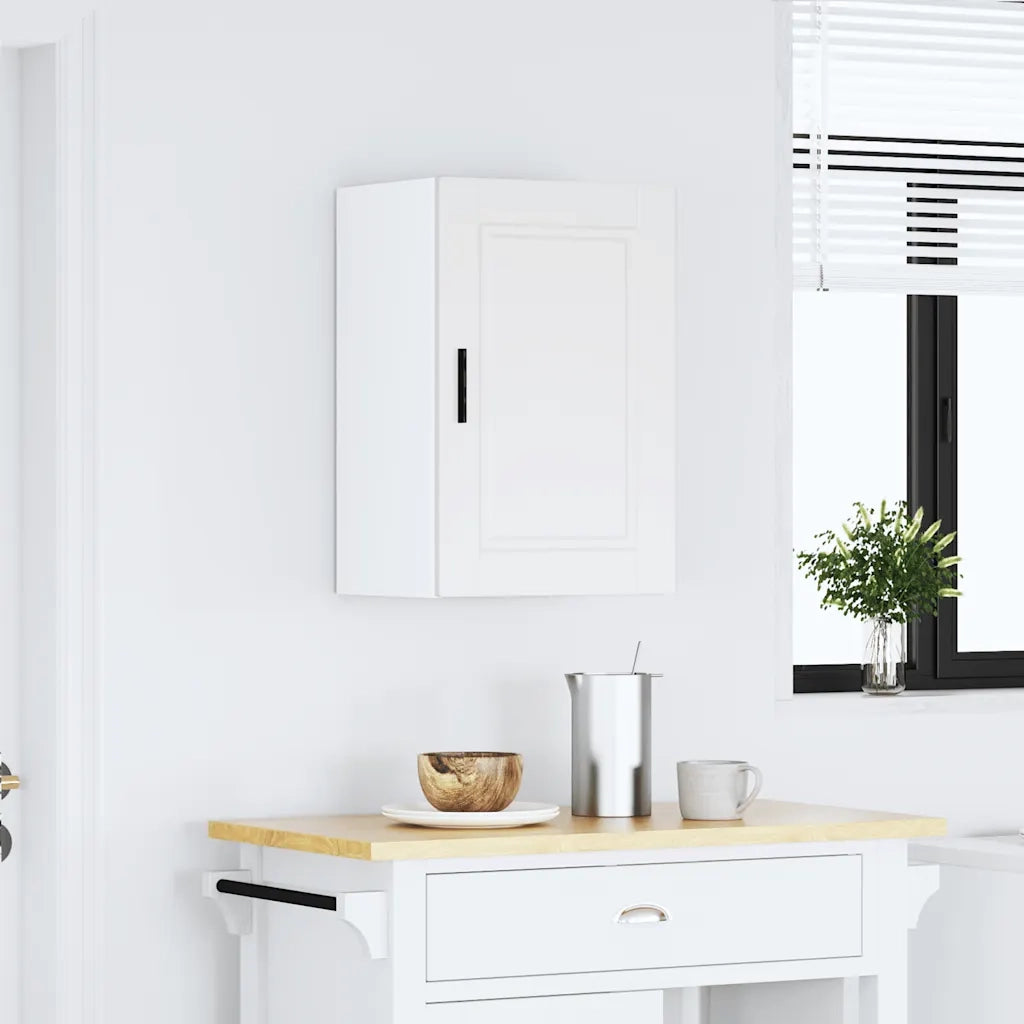 Pensile da Cucina-Mobile Cucina da Parete Porto Bianco in Legno Multistrato 522281