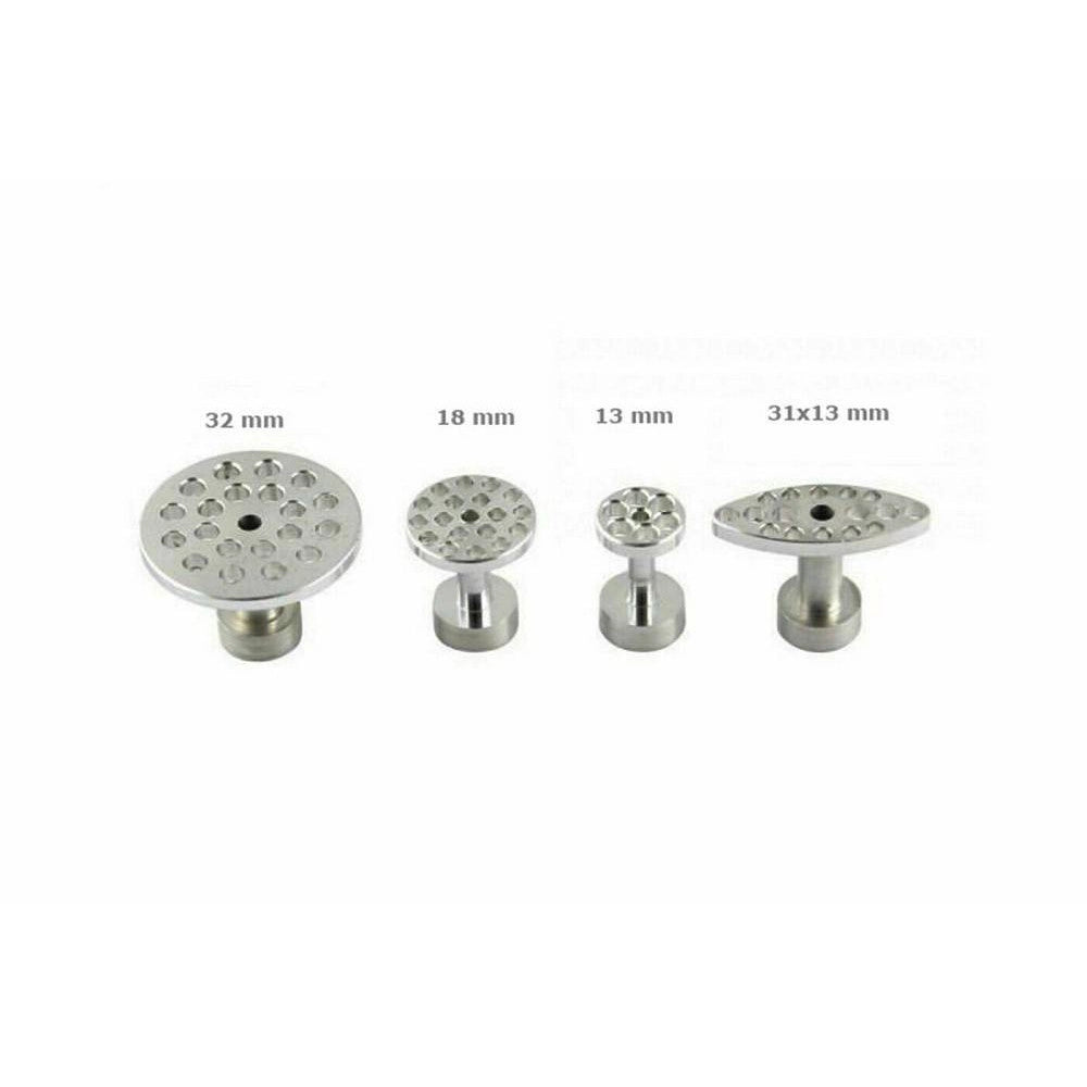 Trade Shop - Kit 28 Pz Riparazione Ammaccature Botte Auto Tira Bolle Bozze Senza Verniciatura -