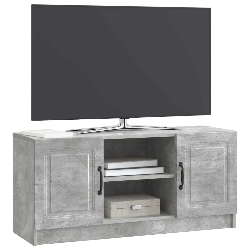 Mobile TV Grigio Cemento 102 x 34,5 x 47 cm 895848