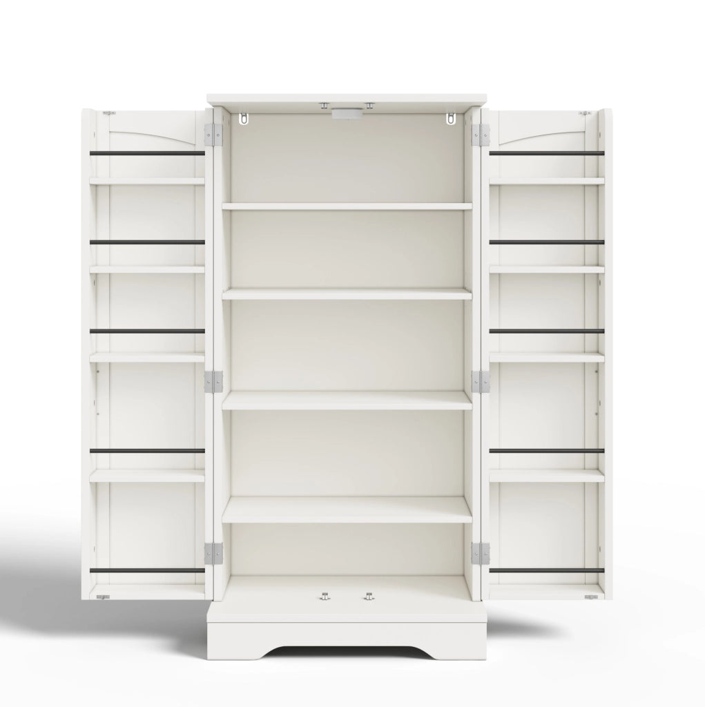 Mobile contenitore 120x60x40 cm bianco con LED a sensore
