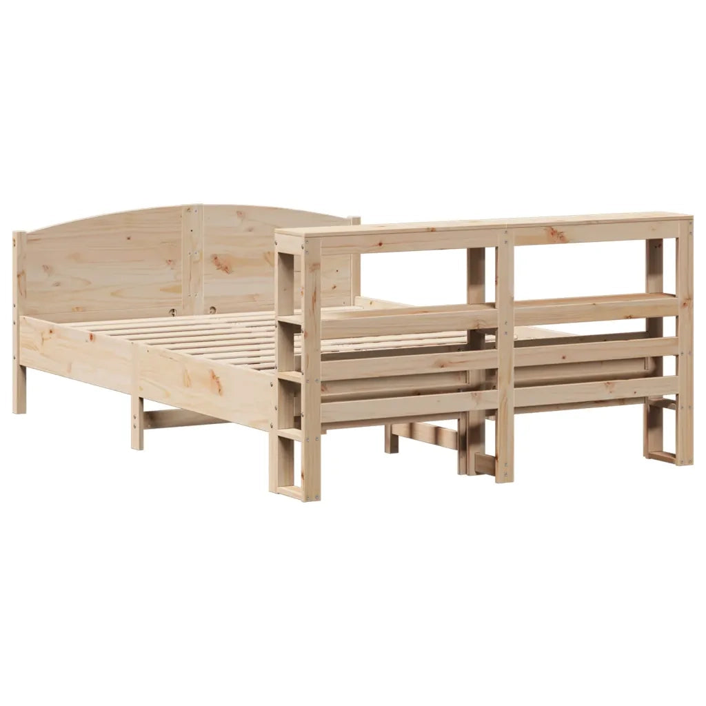 vidaXL Letto senza Materasso 140x200 cm in Legno Massello di Pino