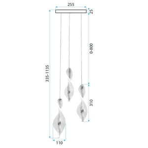 Lampada G028-3cp Gold