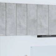 Armadio pensile con porta Grigio cemento 60 x 31 x 80 cm 884277
