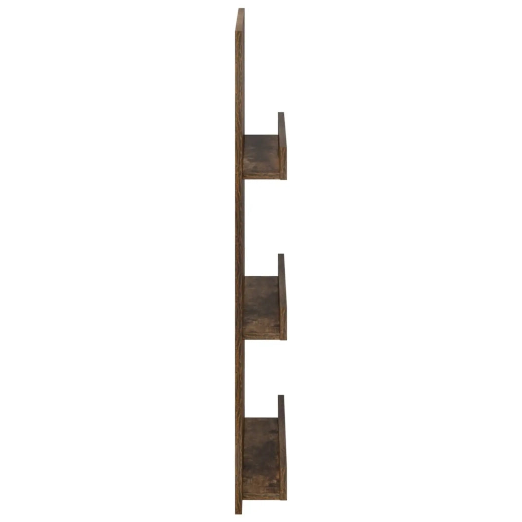 Scaffale per riviste Rovere fumé 51 x 11 x 102 cm