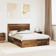 Struttura del letto con cassetto con testiera-Letto con Cassetti e Testiera Legno multistrato 278302