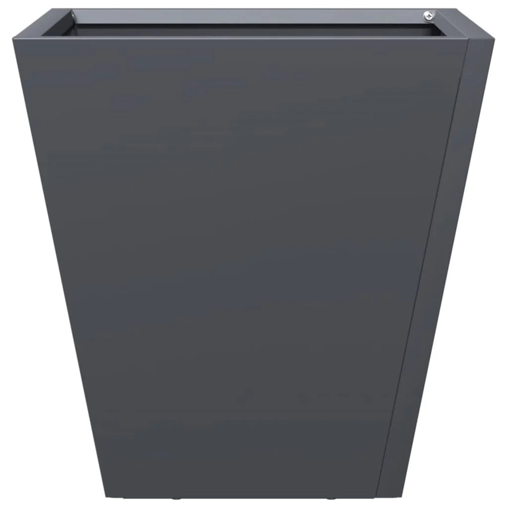 Fioriera rialzata per piante fiori giardino terrazze set da 2 30 x 30 x 30 cm acciaio antracite 02_0038912