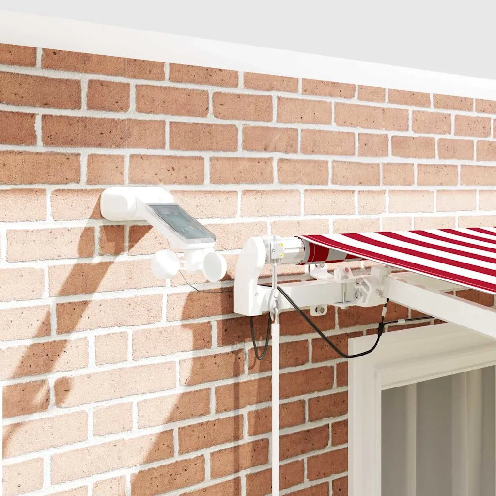 Tenda Retrattile Rosso e Bianco 300 x 250 cm 3329982