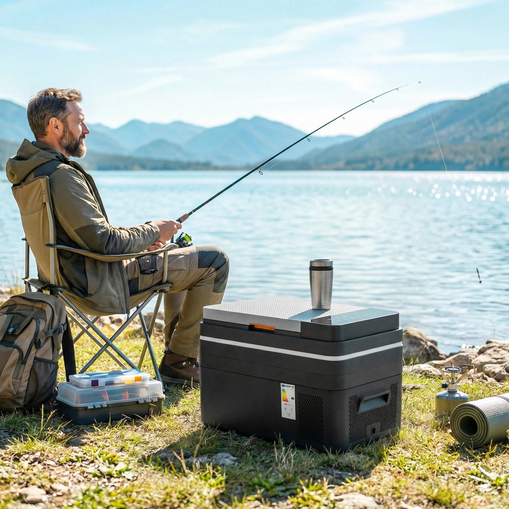 Frigorifero Portatile 30L Compressore App ¨C zephmum ¨C Nero