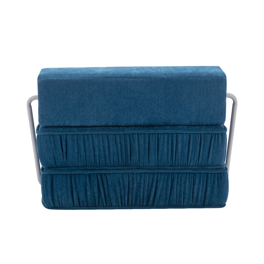 Divano letto blu - Zephmum- Convertibile in poltrona per soggiorno