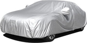 Kit di protezione auto completo - Protezione auto - Protezione esterna - Impermeabile e resistente ai graffi - 405x166x120cm - Argento