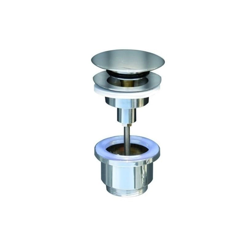 IMPALLI Piletta Lavabo Bagno 1'' 1/4 Drenaggio Efficiente E Rapido Piletta Bidet Con Tappo Cromato Piletta Click Clack Chiusura Ermetica