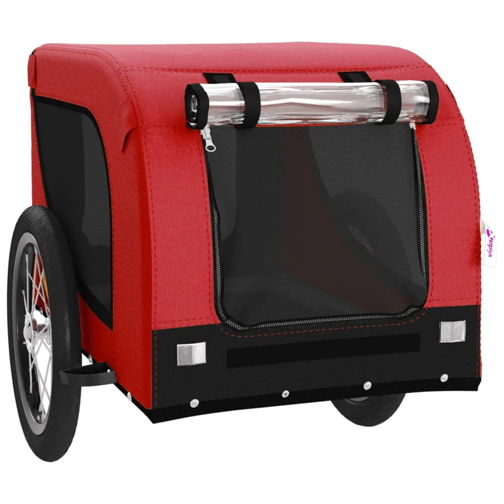 Rimorchio/carrello per animali domestici rosso 02_0044369