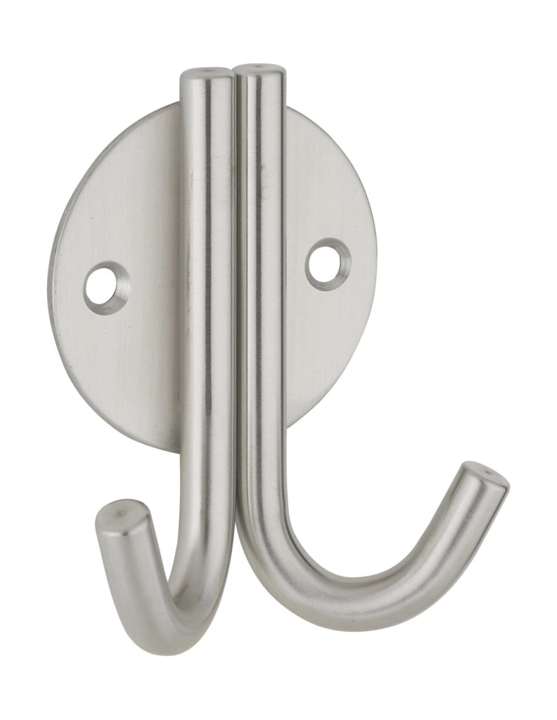 Gancio appendiabiti doppio in acciaio inox – THIRARD