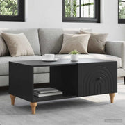 Tavolino da salotto Nero 90 x 50 x 40 cm Legno ingegnerizzato 894266