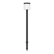 Luce Solare Picchetto Esterno Moderna Pantete Policarbonato Nero Led