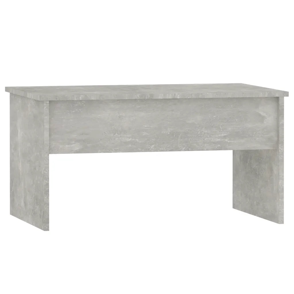 Tavolino da salotto | Tavolino da caff¨¨ | Tavolino da Soggiorno Grigio Cemento 80x50,5x41,5 cm in Legno Multistrato