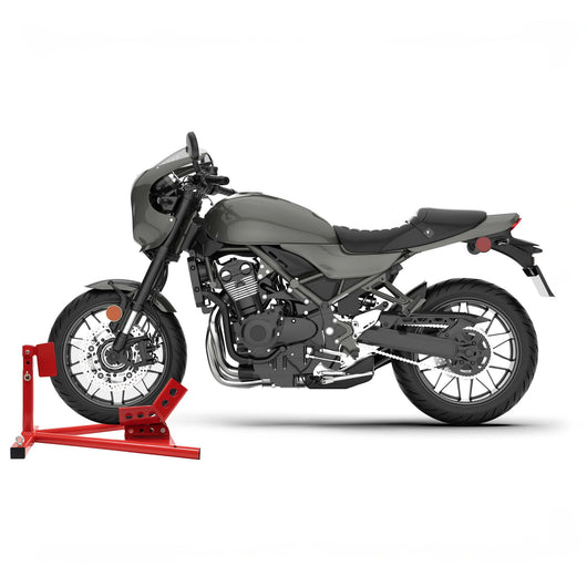 Cavalletto alzamoto per ruota anteriore, pneumatici da 13-17 pollici con larghezza 90 -130 mm