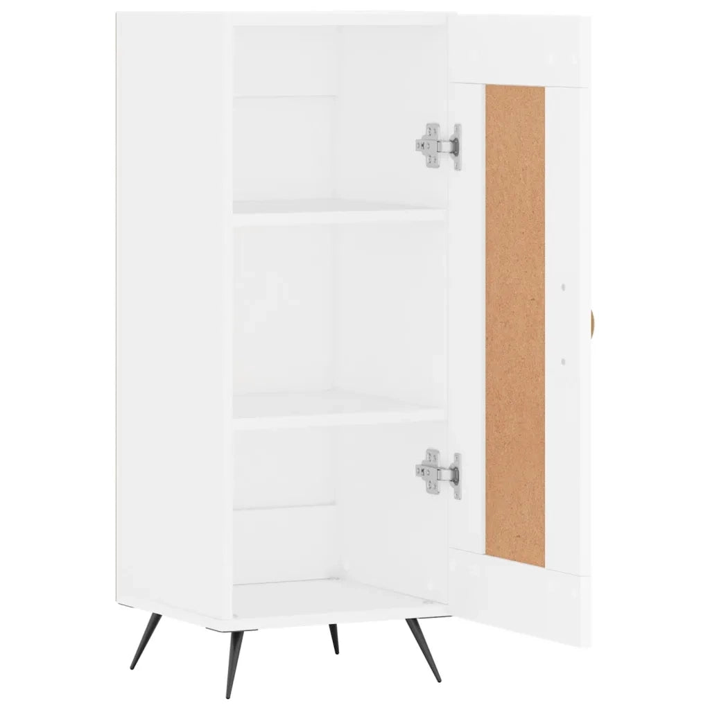 Credenza-Buffet-Armadio da cucina Bianca 34,5x34x90 cm in Legno Multistrato 303313