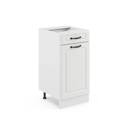 Vicco Mobiletto base per cucina Bianco casa di campagna 40 cm senza piano di lavoro