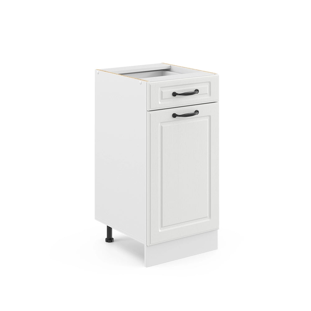 Vicco Mobiletto base per cucina Bianco casa di campagna 40 cm senza piano di lavoro