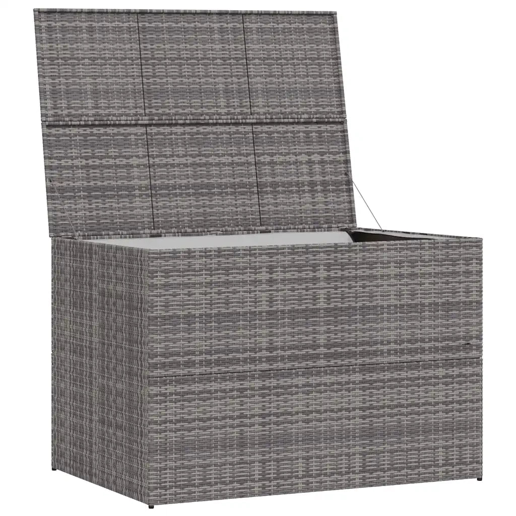 Baule da Giardino Grigio 150x100x100 cm in Polyrattan CFW2891030