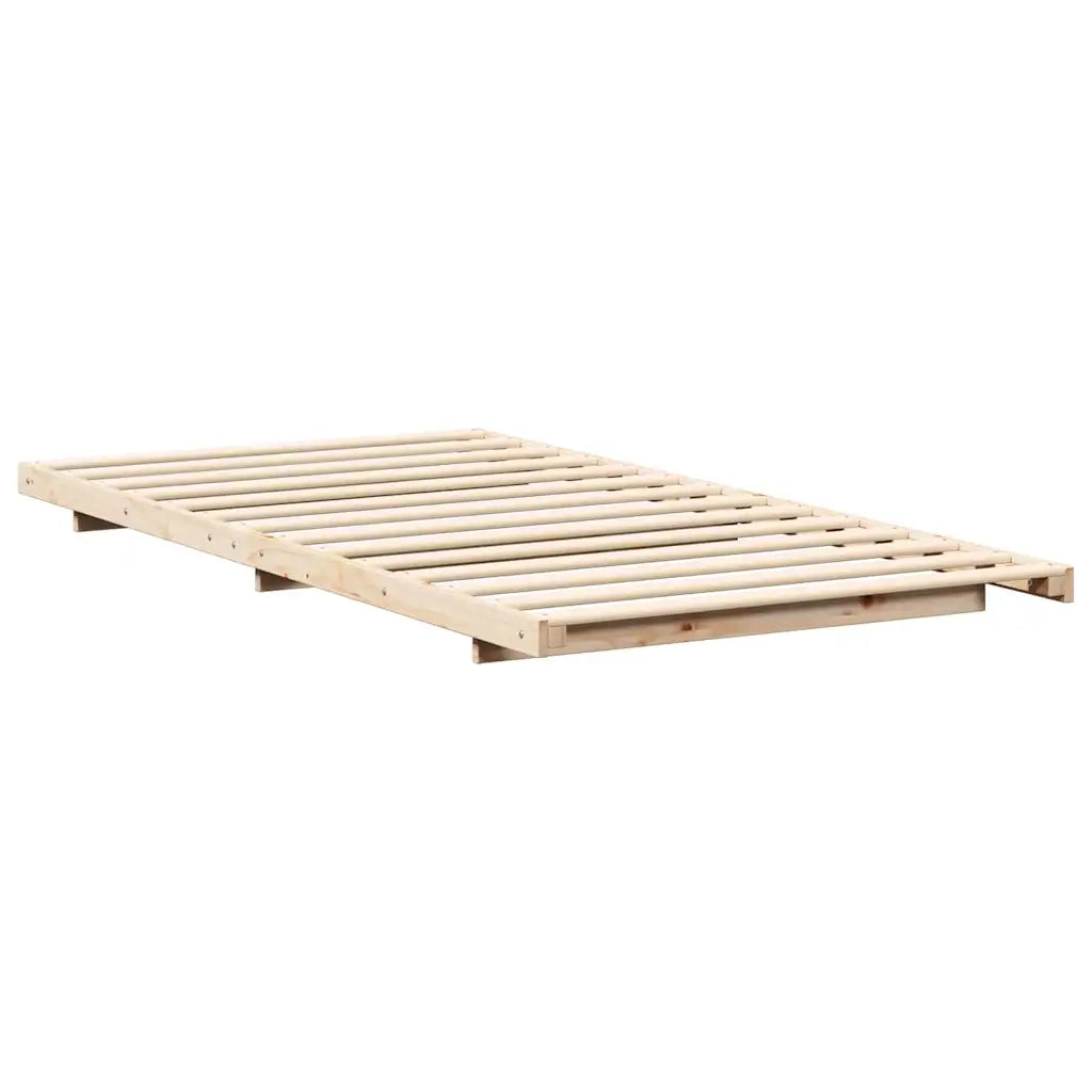 Struttura del letto Marrone 80 x 220 cm Pino massello 873121