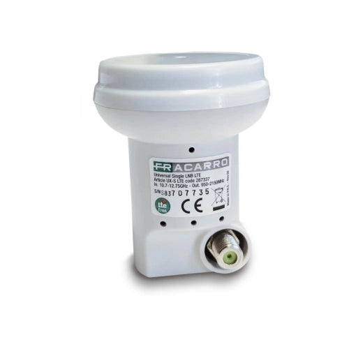 UX-S LTE LNB SINGOLO CON 1 USCITA UNIVERSALE E FILTRO LTE
