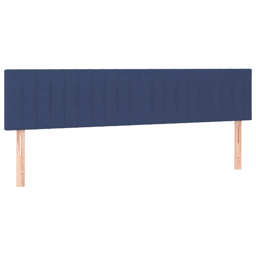 Giroletto a Molle con Materasso Blu 160x200 cm in Tessuto