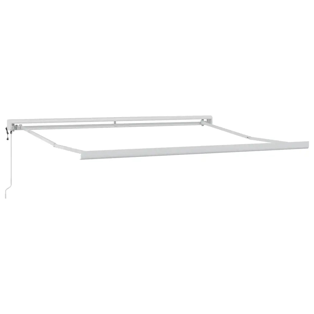 Tenda da Sole Antracite e Bianca 3x2,5 m Tessuto e Alluminio 3216133