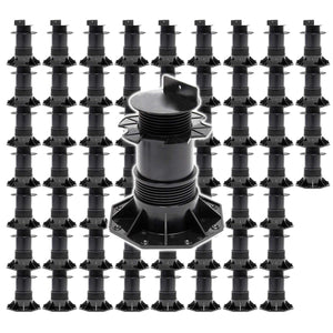 Set 60 supporti per pavimenti galleggianti Altezza regolabile 140-210mm Max 2700 kg Piedini per decking