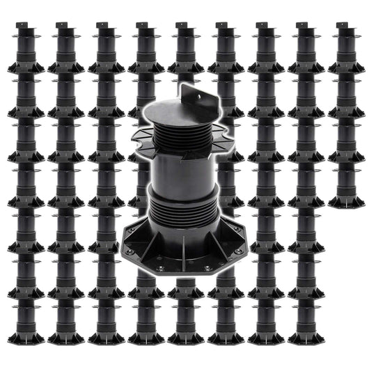 Set 60 supporti per pavimenti galleggianti Altezza regolabile 140-210mm Max 2700 kg Piedini per decking