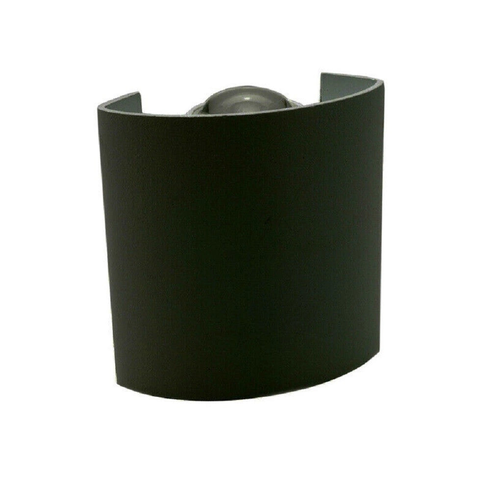Trade Shop - Applique Da Parete Ovale Led Cob Esterno 3w Doppia Emissione Lampada Ip65 Es48 -