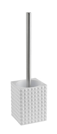 Set 4 Accessori da Bagno in Resina TFT Naama Bianco e Bambù