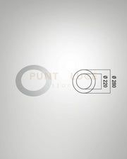 6832-50-002 KIT ANELLO ADATTATORE BIANCO PER LAMPADE AD INCASSO 9003 D.220-280