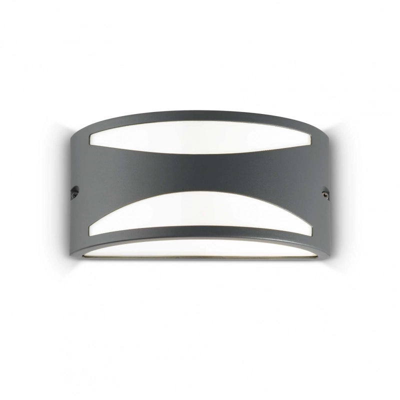 Lampada Da Parete Rex-3 Ap1 Antracite Ideal-Lux
