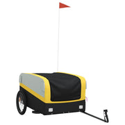 Rimorchio da Bici Nero e Giallo 45 kg in Ferro CFW9660660