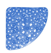 TAPPETO ANTISCIVOLO PER DOCCIA ANGOLO MOD. MARGHERITA CM 59X59- Blu